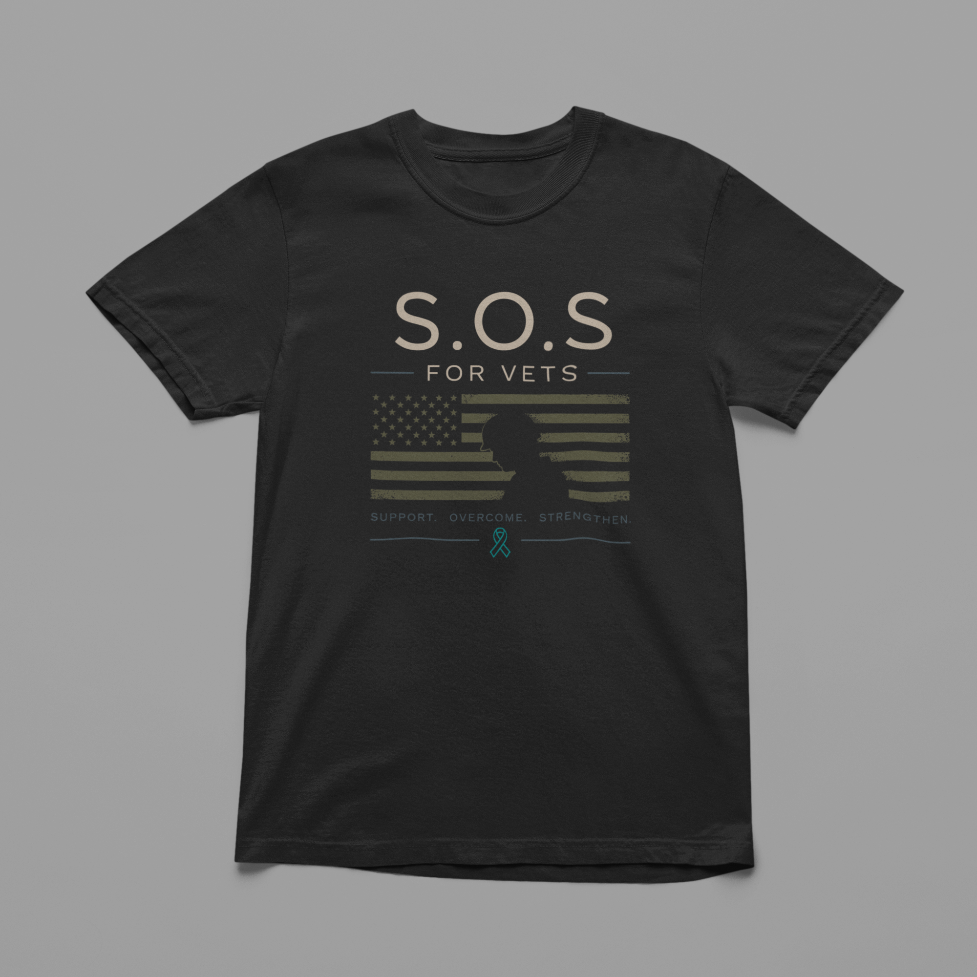 SOS for Vets T-Shirt Design 2